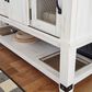 Ashley Valebeck Dining Room Server in White/Brown, , large