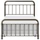 Richlands Furniture Kirkland Full Metal Slat Bed with Metal Frame in Dark Bronze, , large