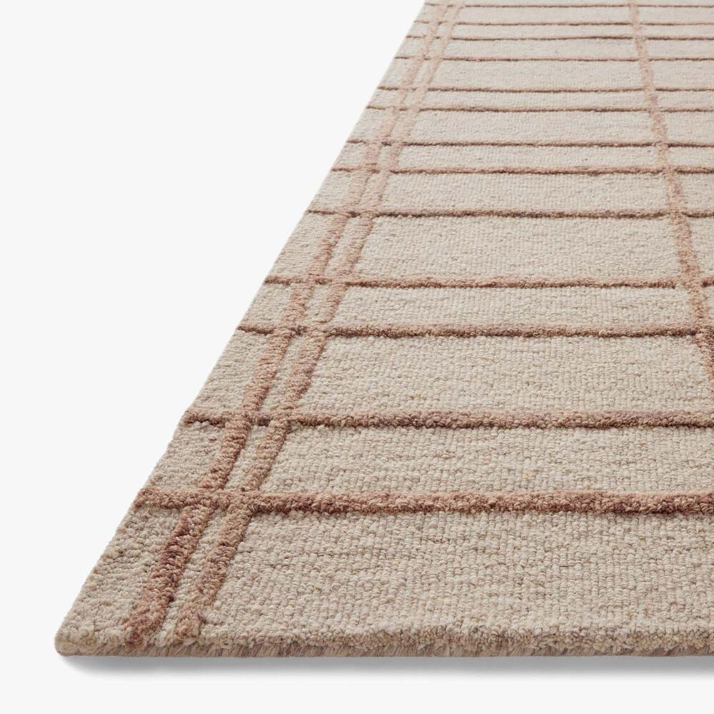 Chris Loves Julia x Loloi Bradley 2&#39;3&quot; x 3&#39;9&quot; Rose and Blush Area Rug, , large