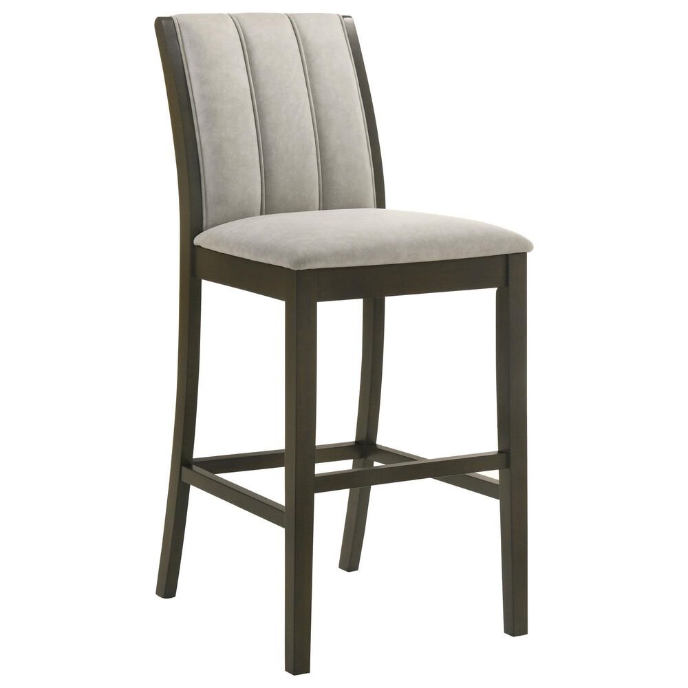 Armen Living Nolan 30" Bar Stool in Dark Roast, , large