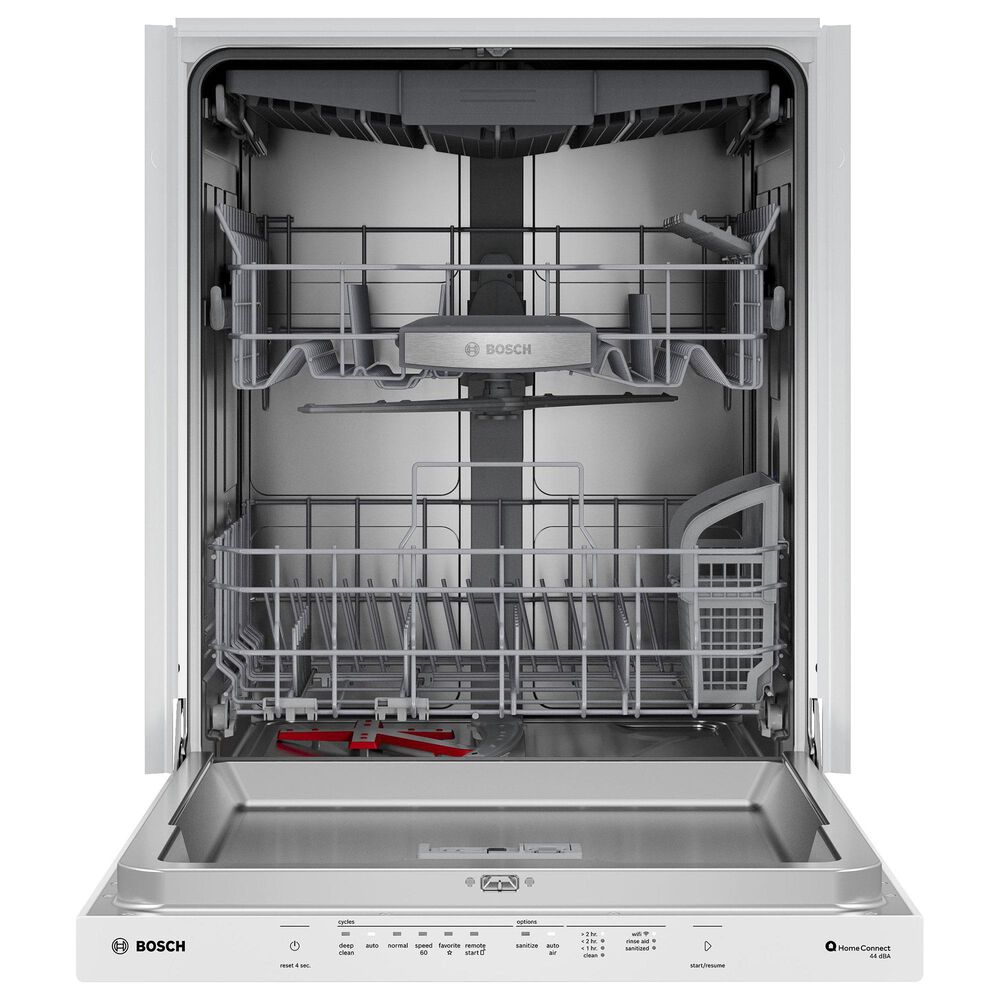Bosch 500 Series 24&quot; Built-In Pocket Handle Dishwasher with 8 Wash Cycles in White, , large