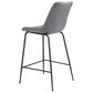 Zuo Modern Byron Counter Chair in Gray/Black, , large