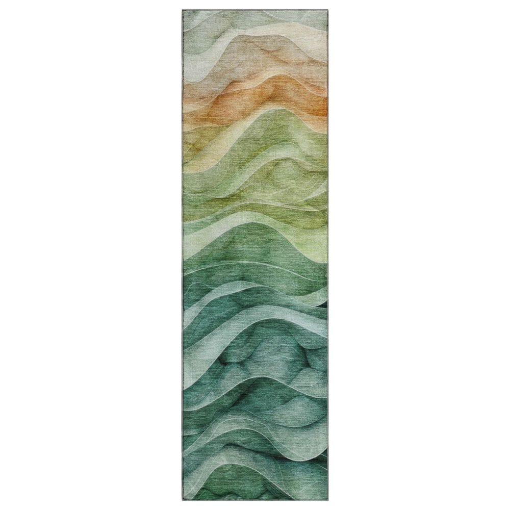 Dalyn Rug Company Pacifica PA4 2"3" x 7"6" Teal Runner, , large