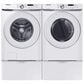 Samsung 4.5 Cu. Ft. Front Load Washer and 7.5 Cu. Ft. Electric Dryer with Sensor Dry Laundry Pair in White, , large