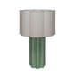 Teak Interiors Fluted Tb Lamp Scalloped Shade, , large