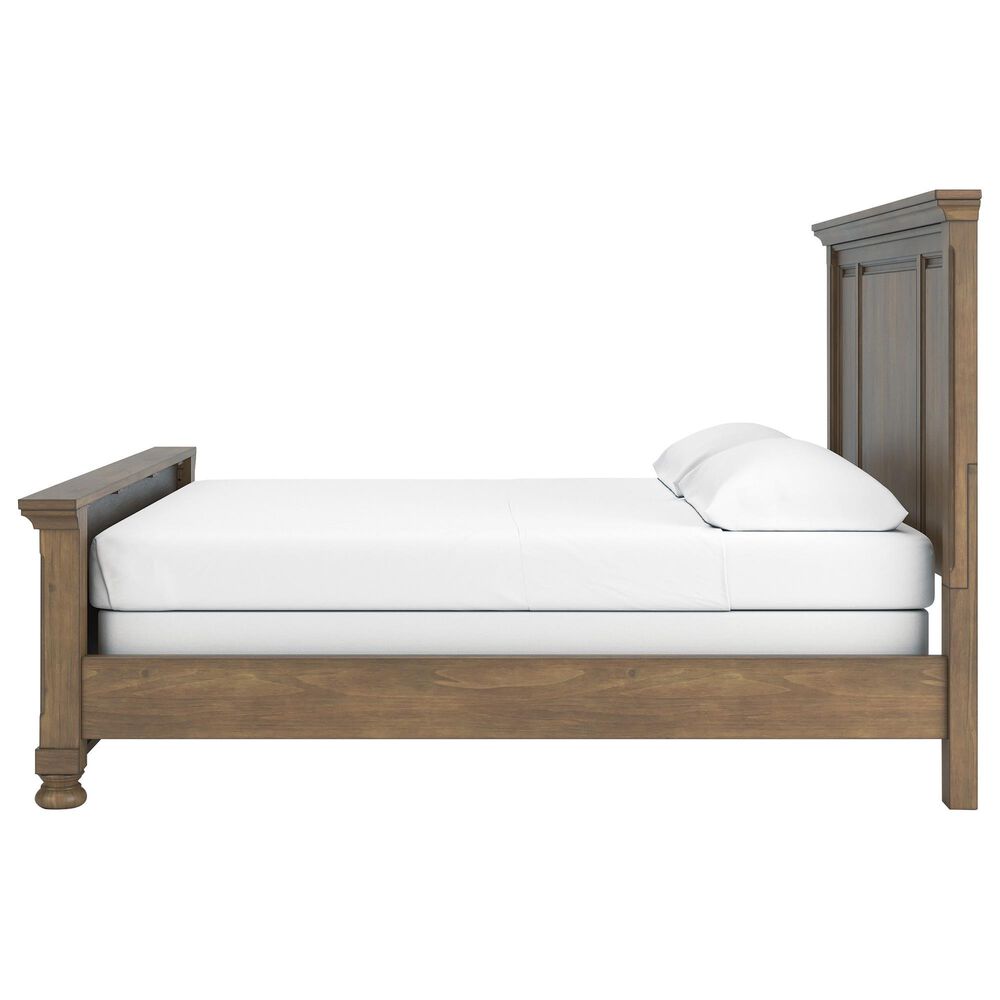 Ashley Feddinger California King Panel Bed in Chestnut Brown, , large