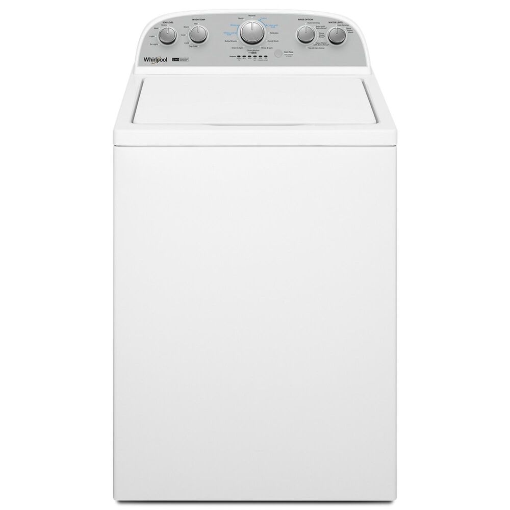 Whirlpool 3.9 Cu. Ft. Top Load Washer and 7.0 Cu. Ft. Gas Dryer Laundry Pair in White, , large