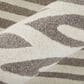 Feizy Kimball Taupe and Ivory 9" x 12" Area Rug, , large