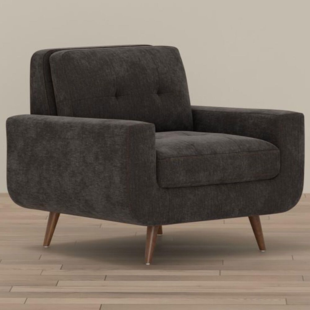 Emerald Home Furnishings Juliette Accent Chair in Charcoal, , large