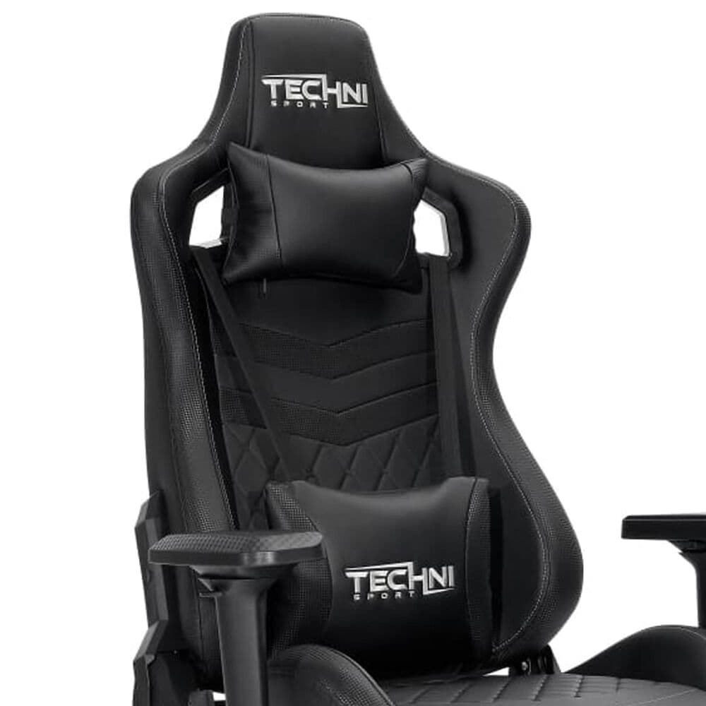 Techni Sport GameMaster Gaming Chair in Black, , large