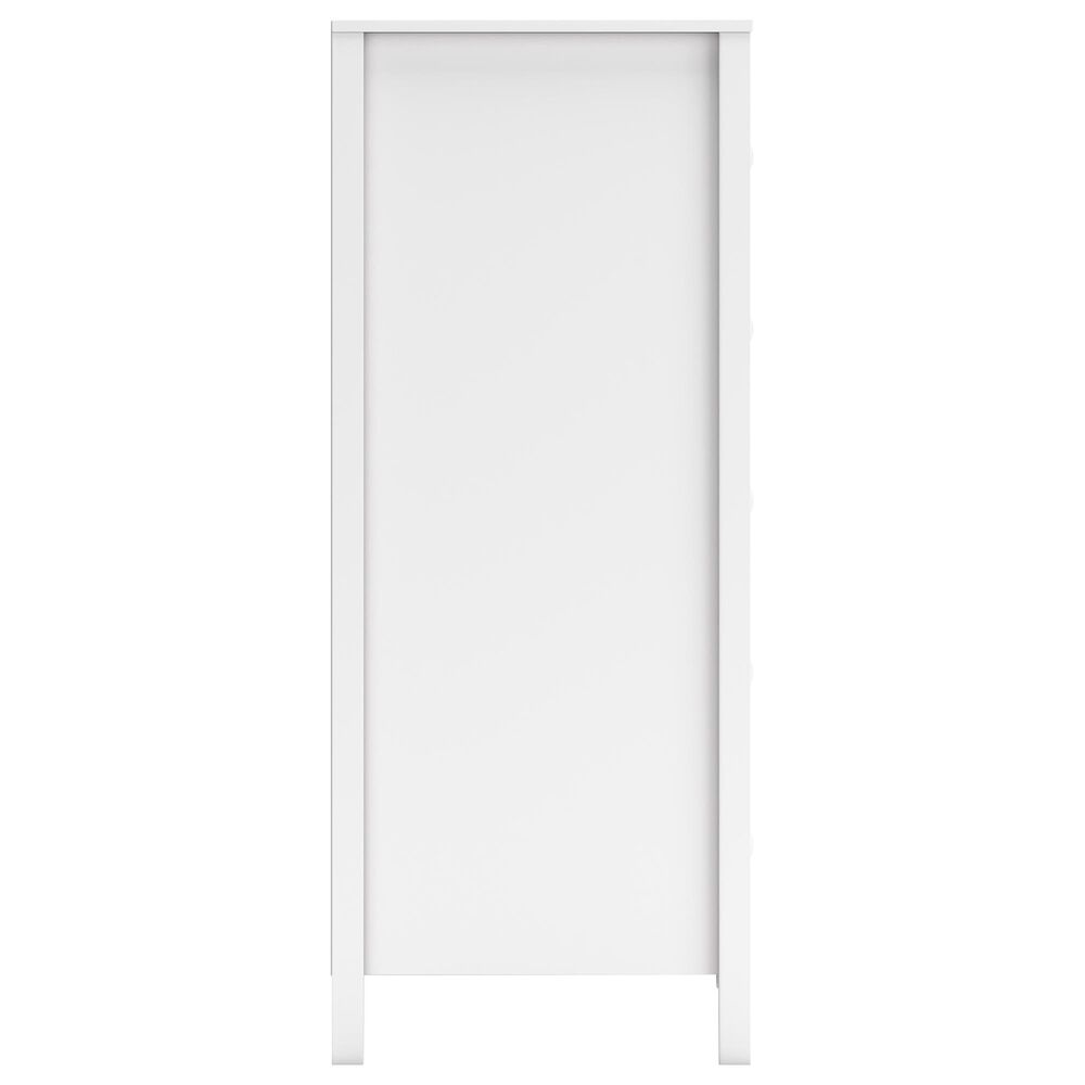 Ashley 4-Piece Full Bedroom Set in White, , large