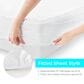 Malouf 5-Sided Premium Full Mattress Protector in White, , large