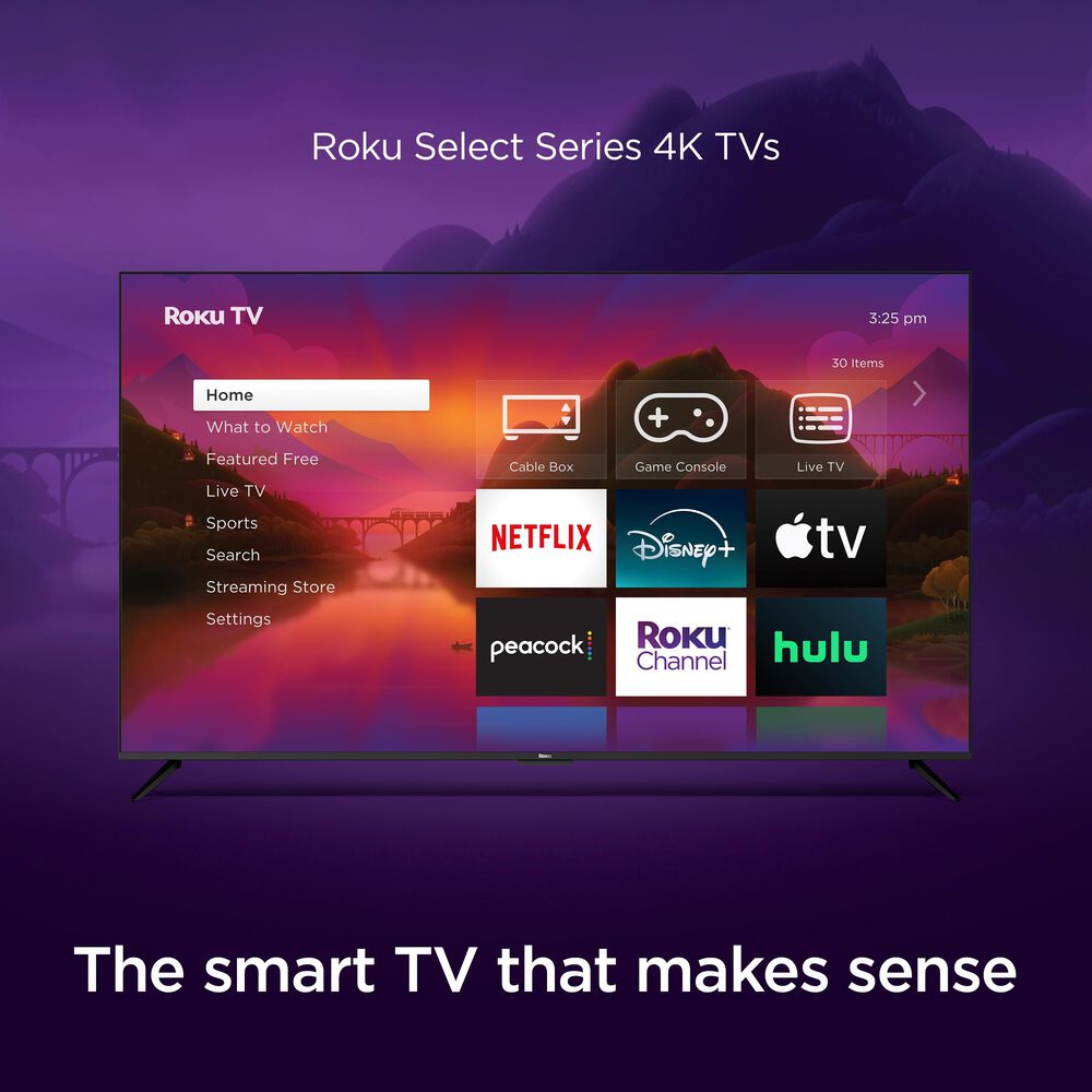 Roku 43&quot; Class Select Series 4K in Black - Smart TV, , large