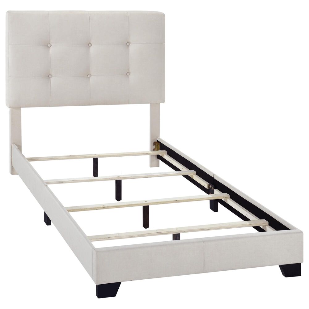 Accentric Approach Twin Upholstered Panel Bed in Multi, , large