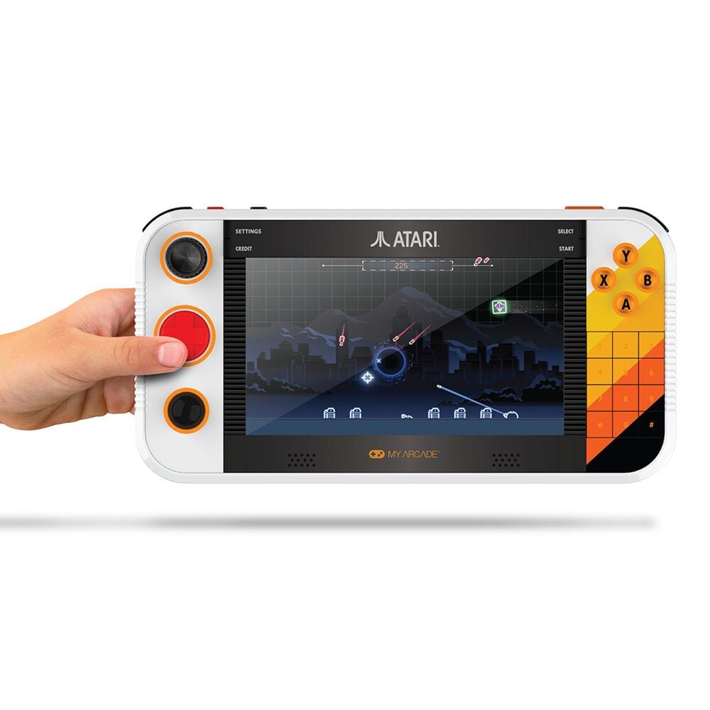 My Arcade Atari Gamestation Go Rechargeable Portable Handheld Gaming System in Black, , large