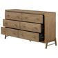 Sterling Timber Elure 6-Drawer Hi-Leg Dresser Only in Latte, , large