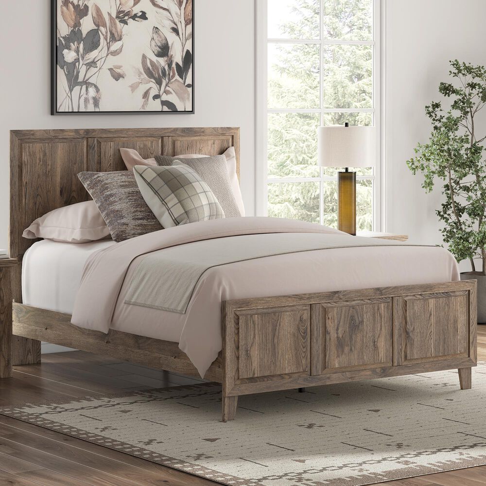 Ashley Rusticott Queen Panel Bed in Brown, , large