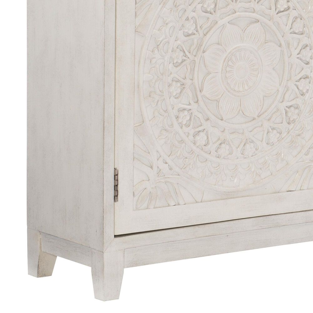 Linon Home Decor Grace Cabinet in Smokey White, , large