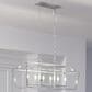 Hunter Laurel Ridge 6-Light Linear Chandelier in Brushed Nickel, , large