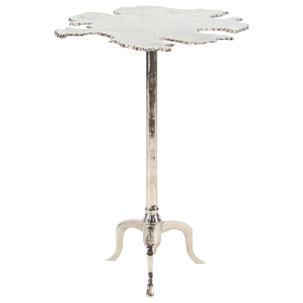 Uma Enterprises 27" Accent Table in Silver, , large
