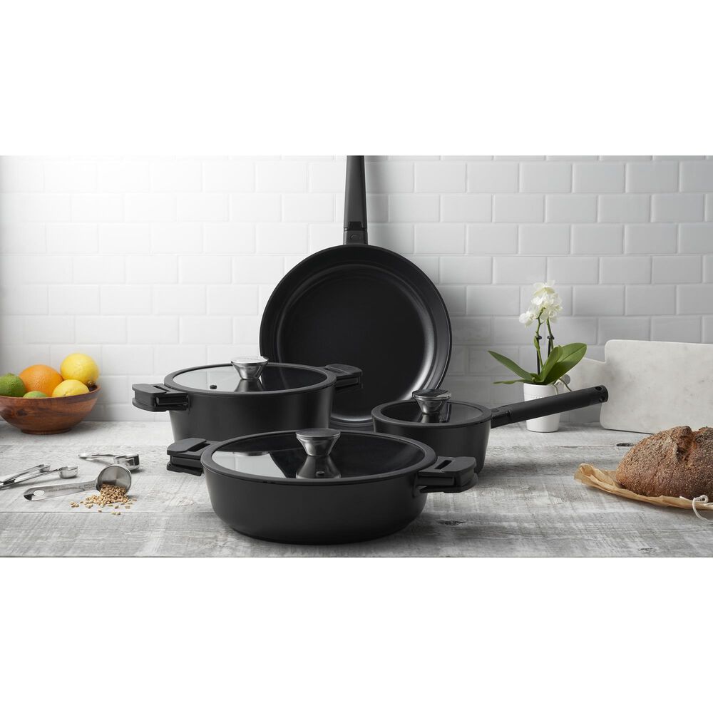 Power A Noir 7-Piece Nonstick Cookware Set in Black, , large