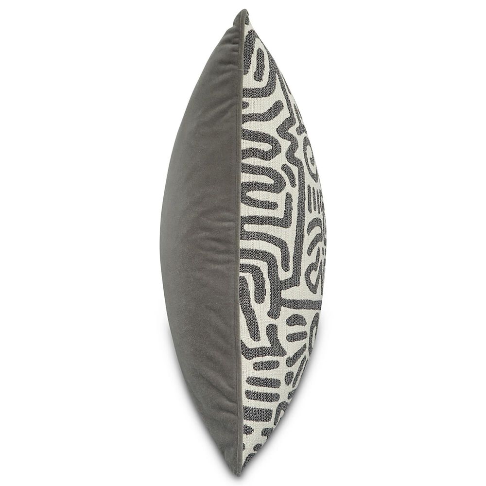 Vista Haus Halsey 19&quot; x 19&quot; Square Throw Pillow in Slate, , large