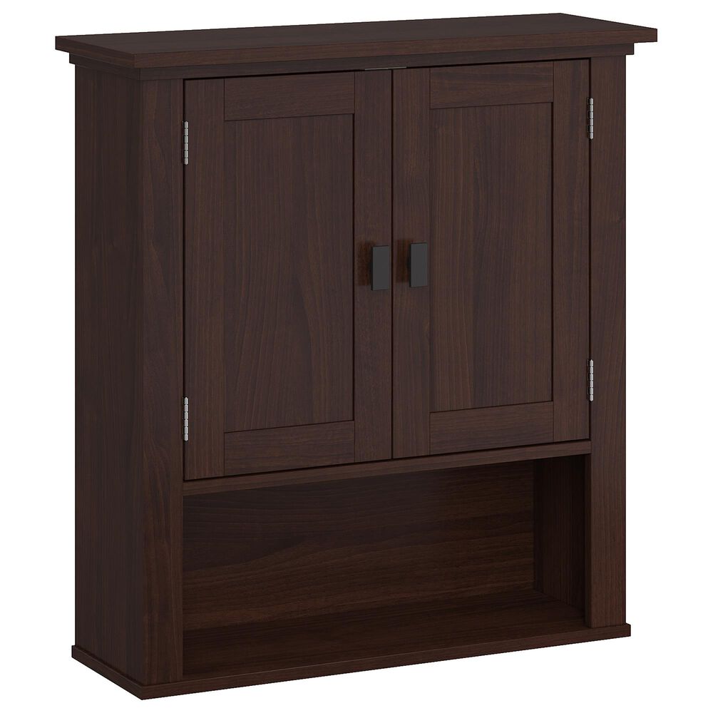 RiverRidge Home Hayward 2-Door Wall Cabinet in Dark Veneer, , large