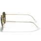 Ray-Ban Frank Sunglasses with Green Polarized Lenses in Polished Gold, , large
