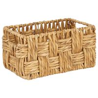 Maple and Jade Coastal Jute Storage Basket in Brown Set of 2