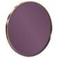 Howard Elliott Broidy Round Mirror in Aubergine Purple and Gold, , large