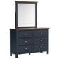 Ashley Landocken 5-Piece Queen Bedroom Set in Brown and Blue, , large