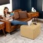 Jaxx Monroe Medium Ottoman in Wheat Gold, , large