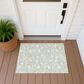 Dalyn Rug Company Soft Essentials Floral Celery 2"6" x 3"10" Indoor/Outdoor Area Rug, , large