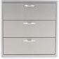 Blaze 30" W TRIPLE ACCESS DRAWERS, , large