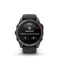 Garmin fenix 8 Pro Sapphire MicroLED GPS Smartwatch 51mm Sapphire Carbon Gray DLC Titanium with Black/Pebble Gray Silicone Band, , large