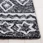 Safavieh Micro-Loop Southwestern 2"3" x 9" Black and Ivory Runner, , large