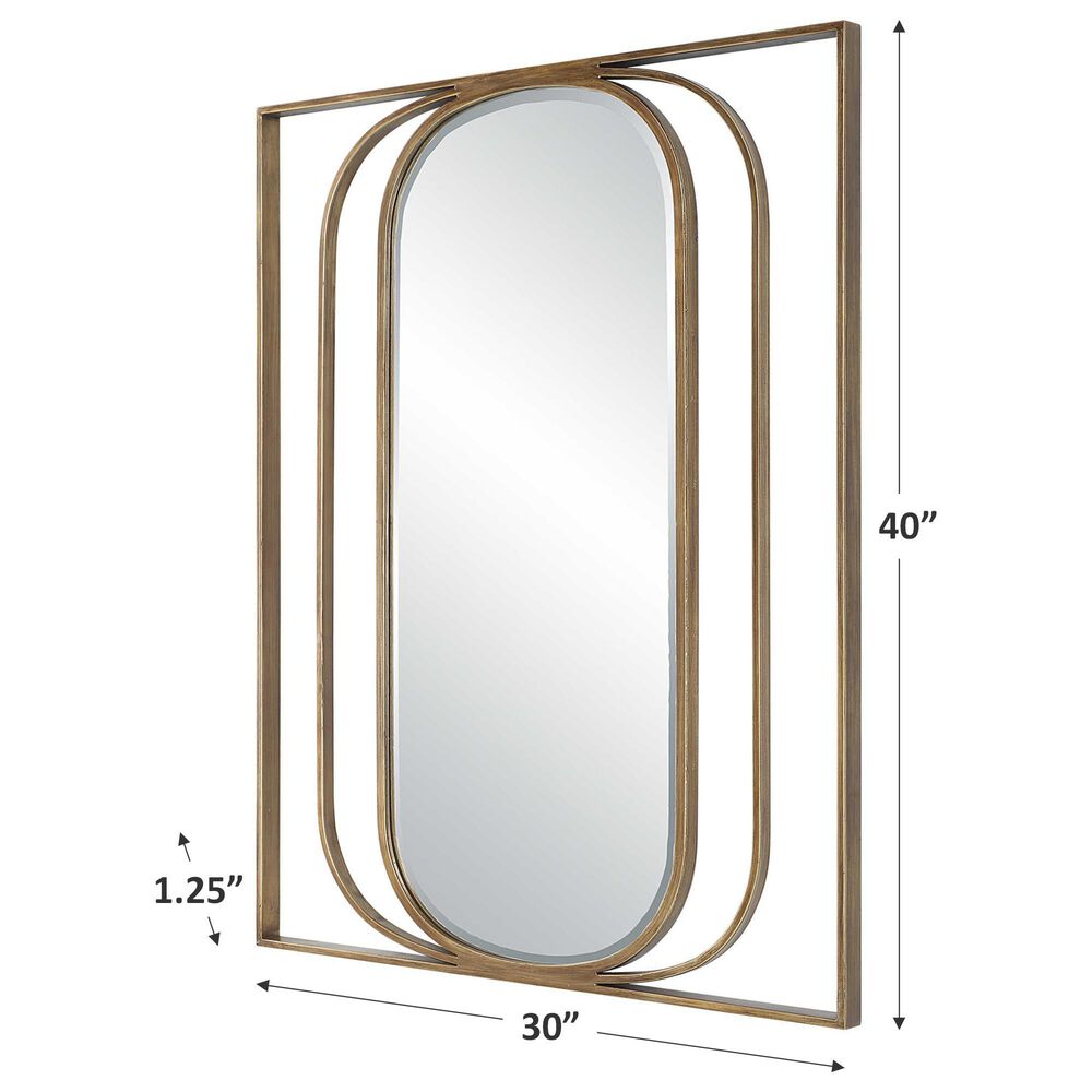 Uttermost Replicate Mirror in Antique Gold, , large