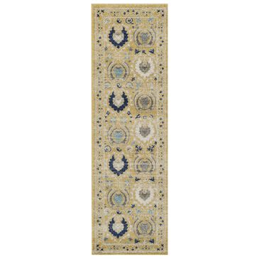 Safavieh Evoke EVK251B 2"2" x 7" Gold and Ivory Runner, , large