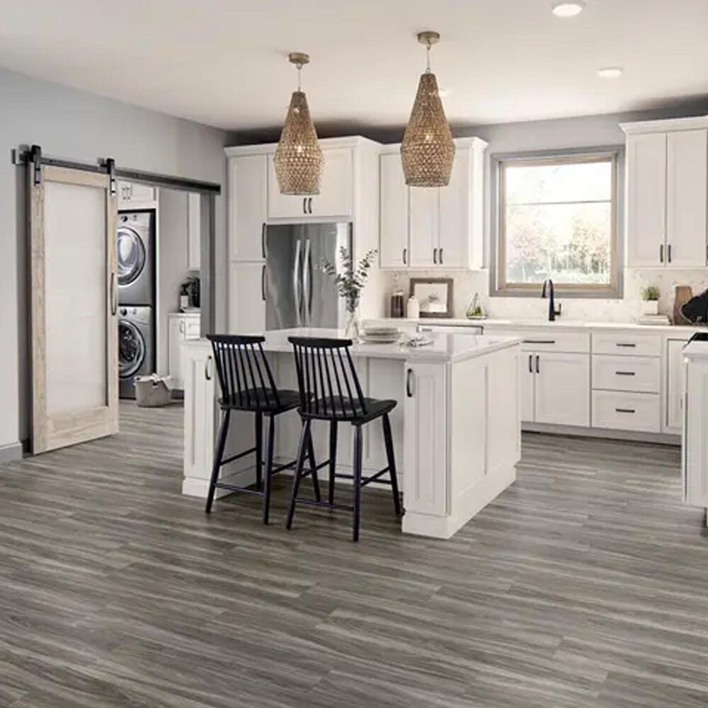 Mannington REALTA Glue Elmwood Smoke 7&quot; x 48&quot; Luxury Vinyl Plank, , large