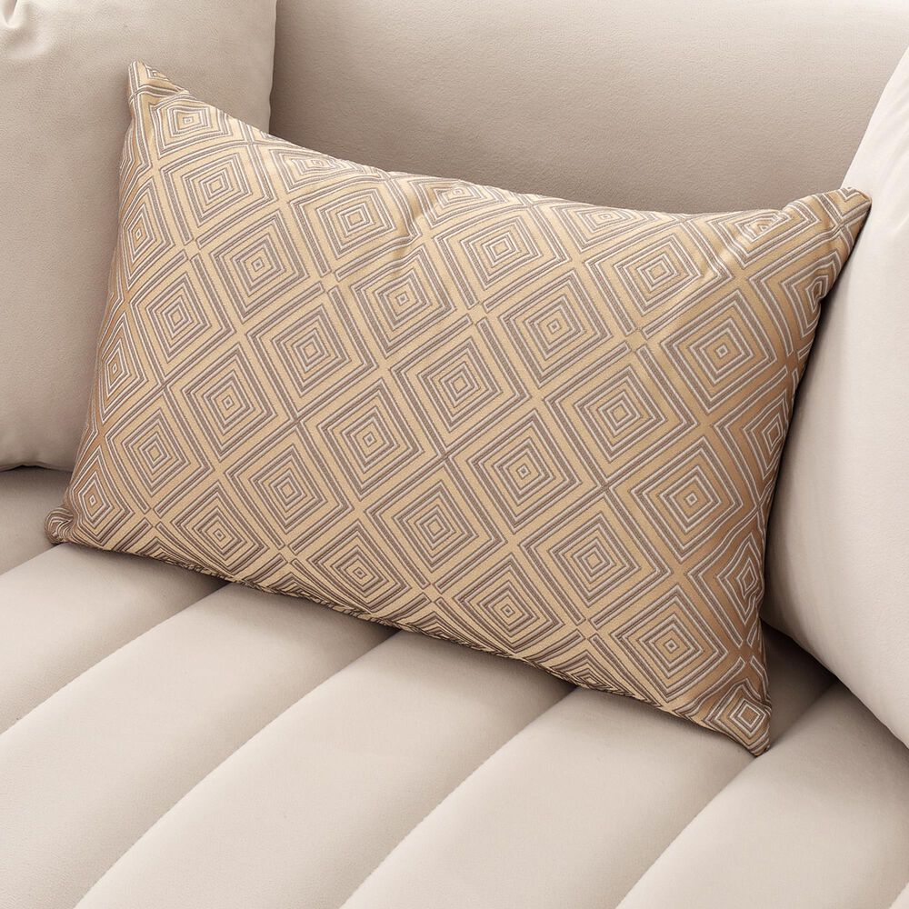 Vista Haus Ariana Stationary Loveseat in Beige Velvet, , large