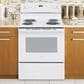 GE Appliances 30" Free-Standing Electric Range in White, , large