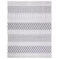 Safavieh Cabana CBN652A 9" x 12" Ivory and Grey Area Performance Rug, , large