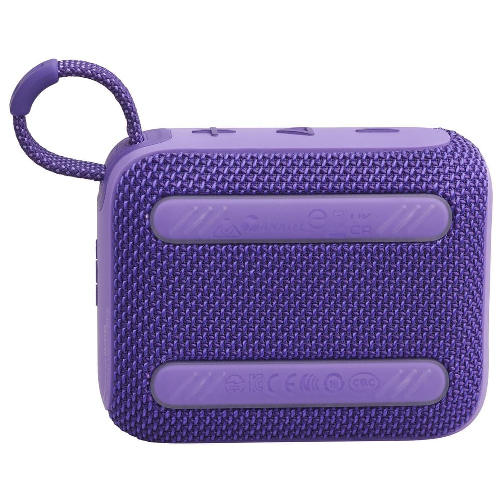 JBL Go 4 Portable Waterproof Bluetooth Speaker in Purple, , large