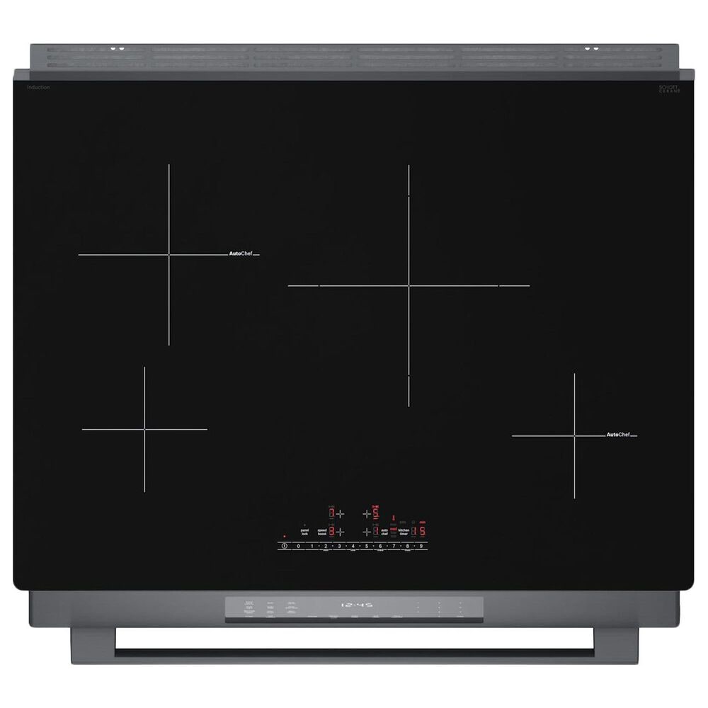 Bosch 800 Series 30&quot; Slide-in Electric Induction Range in Black Stainless Steel, , large
