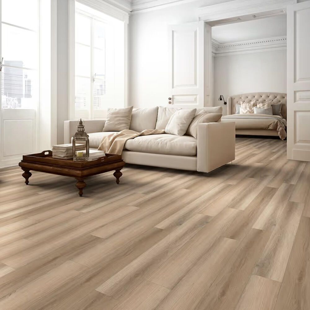 Happy Feet International Mustang Natural 7" x 48" Luxury Vinyl Plank, , large