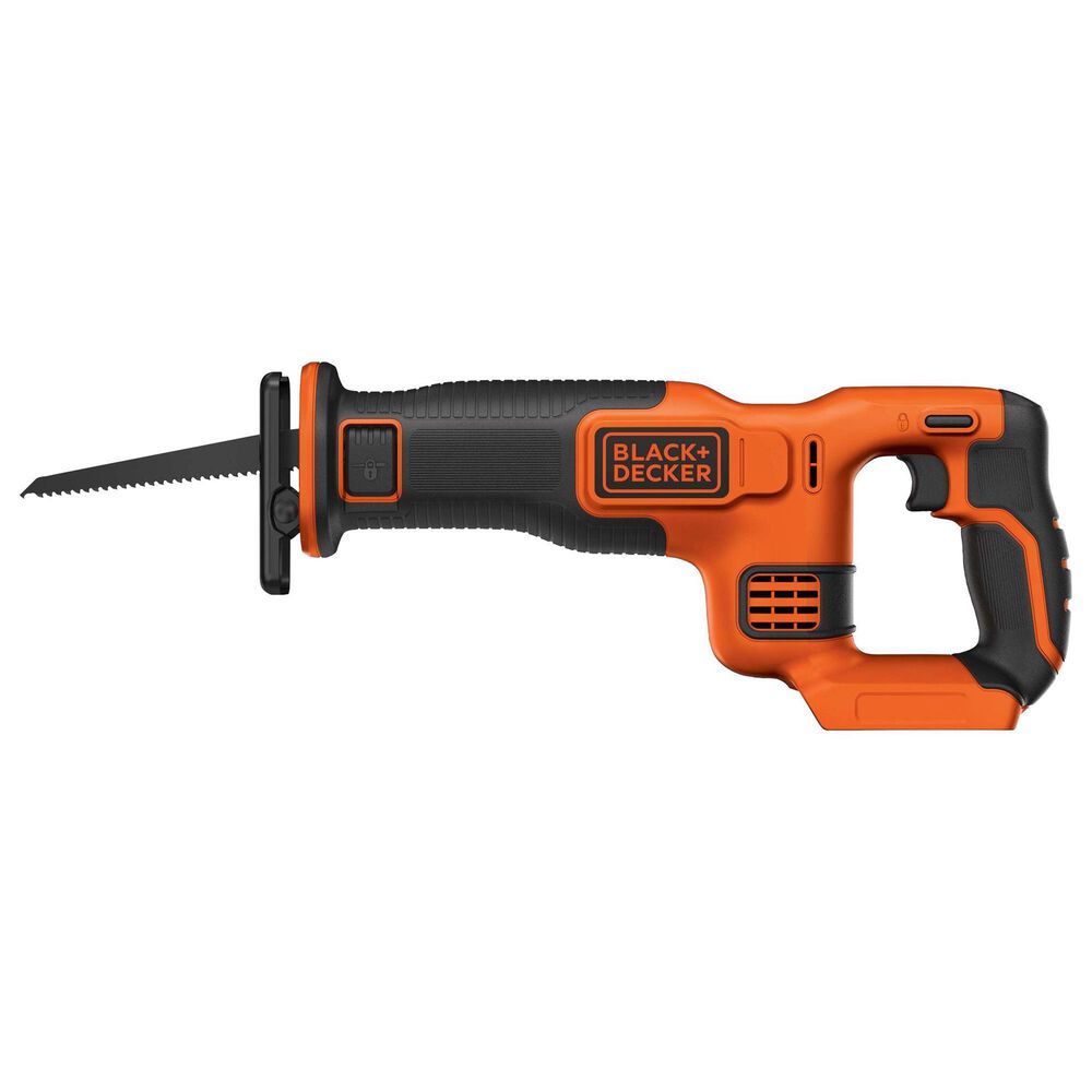 Black &amp; Decker 20V Max Powerconnect 7/8&quot; Cordless Reciprocating Saw in Black and Orange, , large