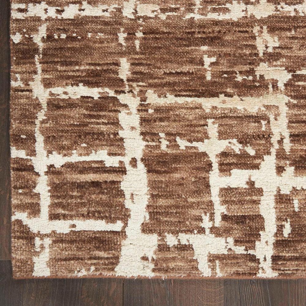 Nourison Luna 9&#39;9&quot; x 13&#39;9&quot; Mocha and Ivory Area Rug, , large