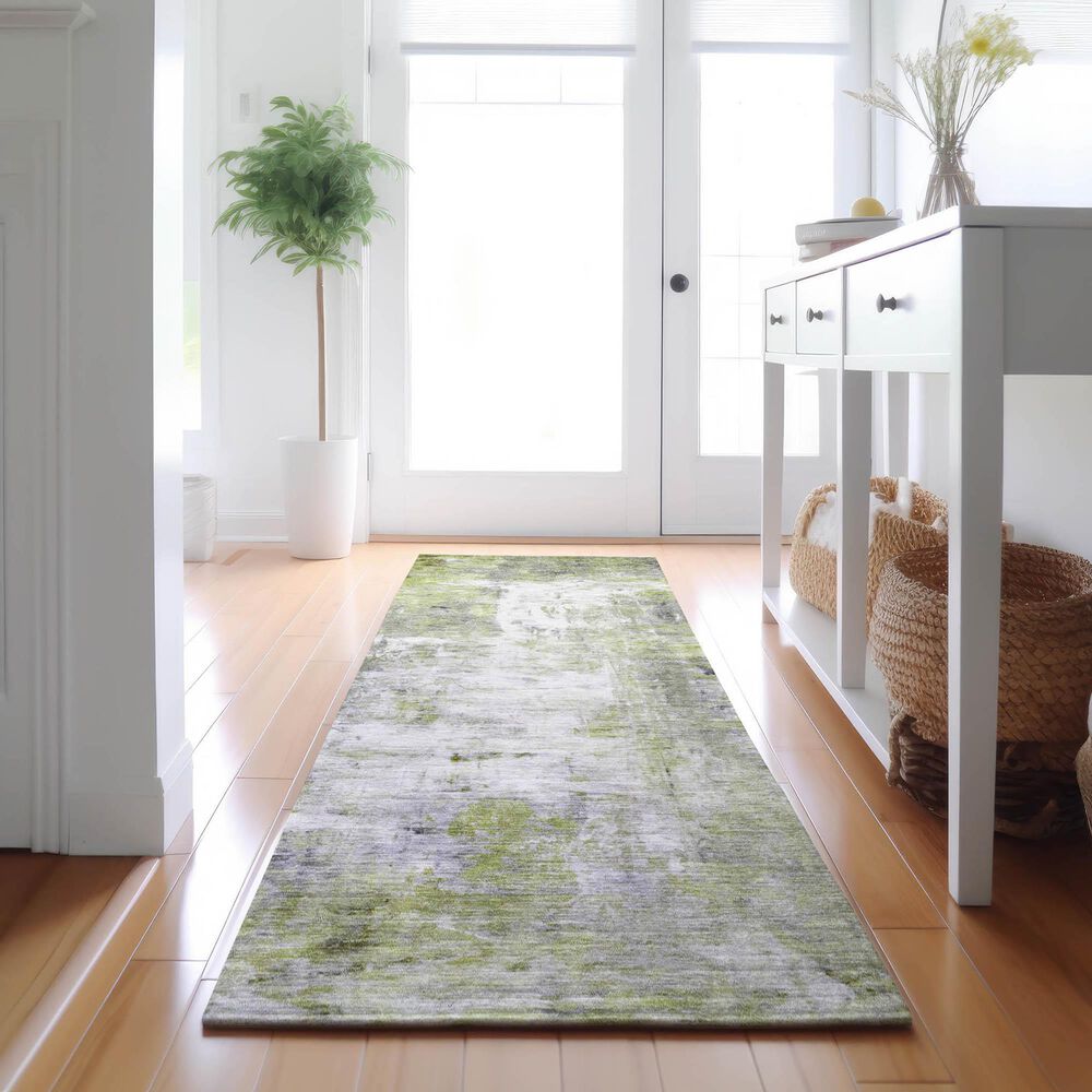Dalyn Rug Company Ravenna RN1 2&#39;3&quot; x 7&#39;6&quot; Aloe Runner, , large