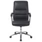 Global Seating High-Back Executive Chair with Chrome Base in Onyx Black, , large