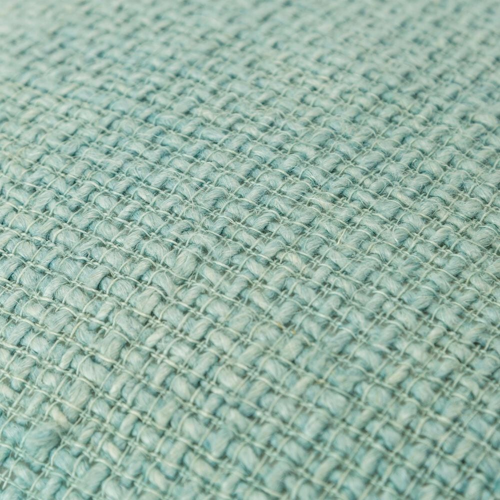 Rizzy Home Solid 20" Down Filled Pillow in Teal, , large